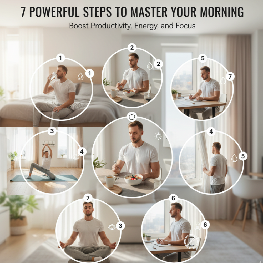 Morning Routine: 7 Powerful Steps Discover 7 easy steps to transform your morning routine