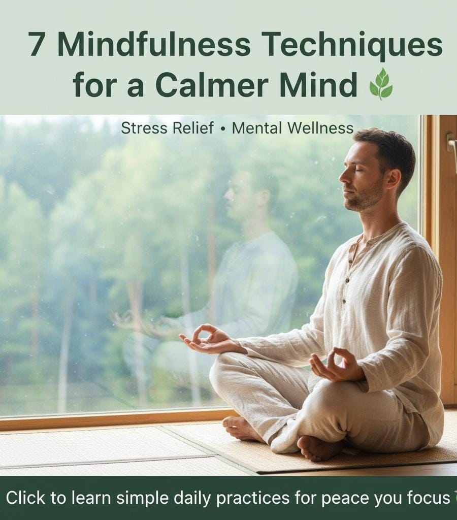 7 Mindfulness Techniques for a Calmer Mind
